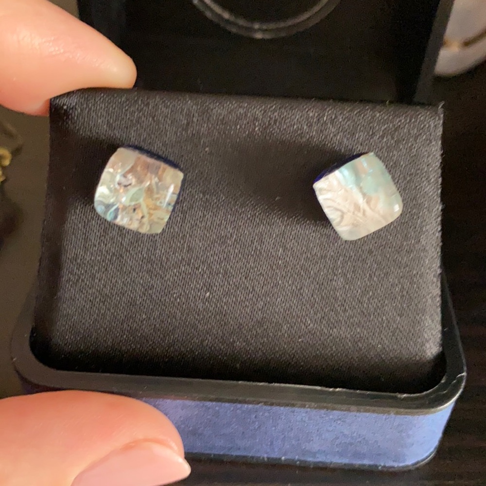 🇮🇹Glass blown from Murano, Italy stud earrings - Picture 2 of 5